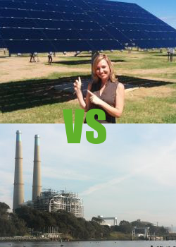 Solar Power Versus Power plants